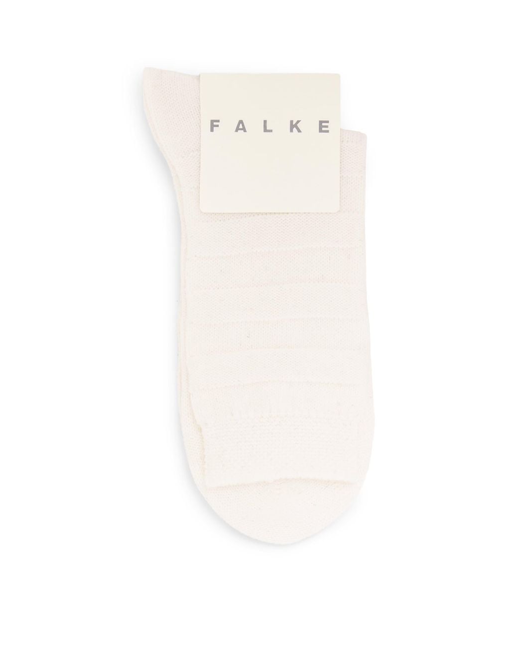 Falke White Wool-Blend Sparkle Stripes Socks