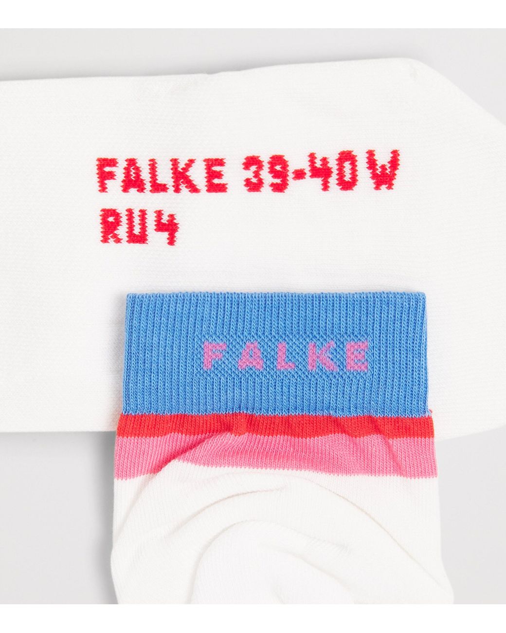 Falke White Ru4 Endurance Running Socks