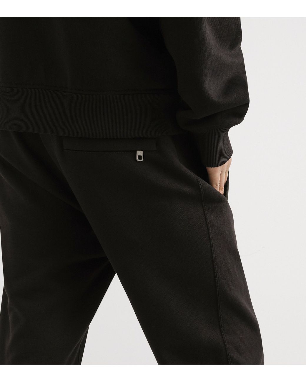 Dolce & Gabbana Black Cotton Logo Sweatpants for men