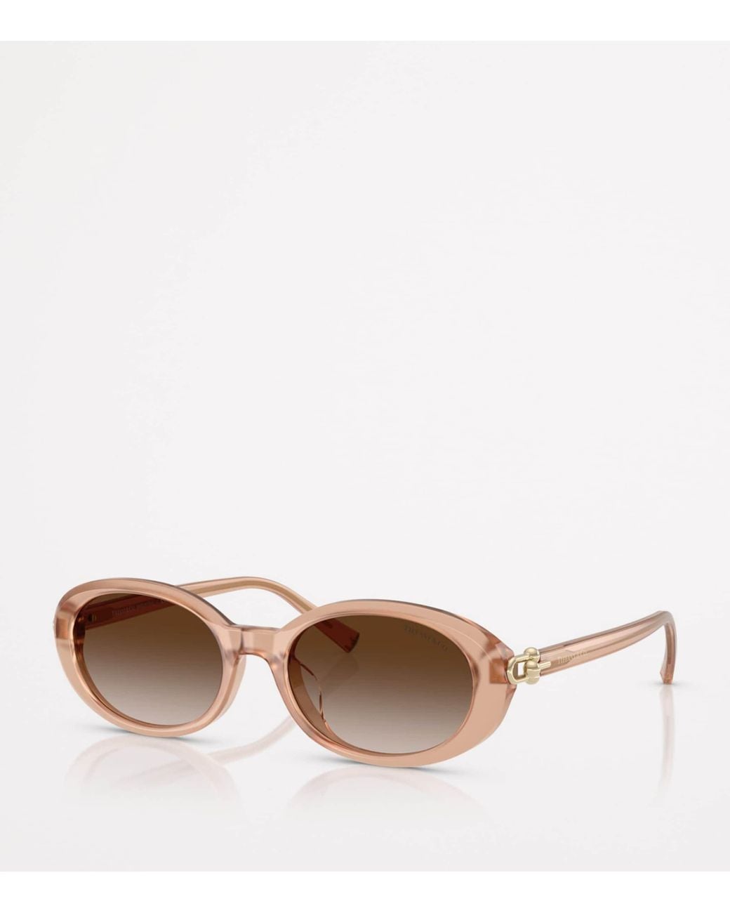 Tiffany & Co Brown Acetate Oval Tf4242D Sunglasses