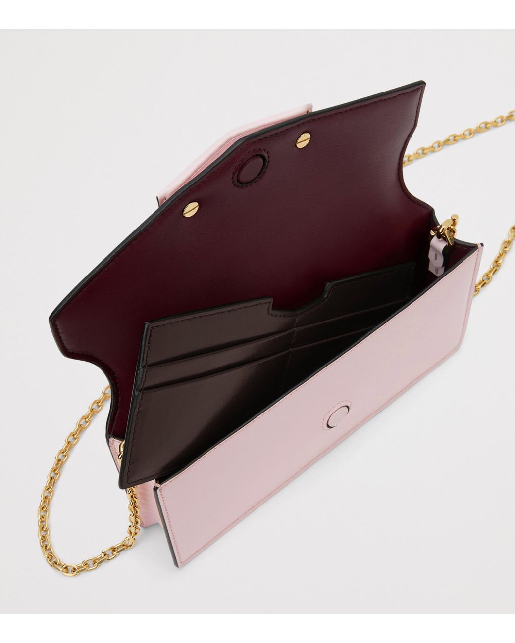 Givenchy Pink Leather Antigona Chain Wallet