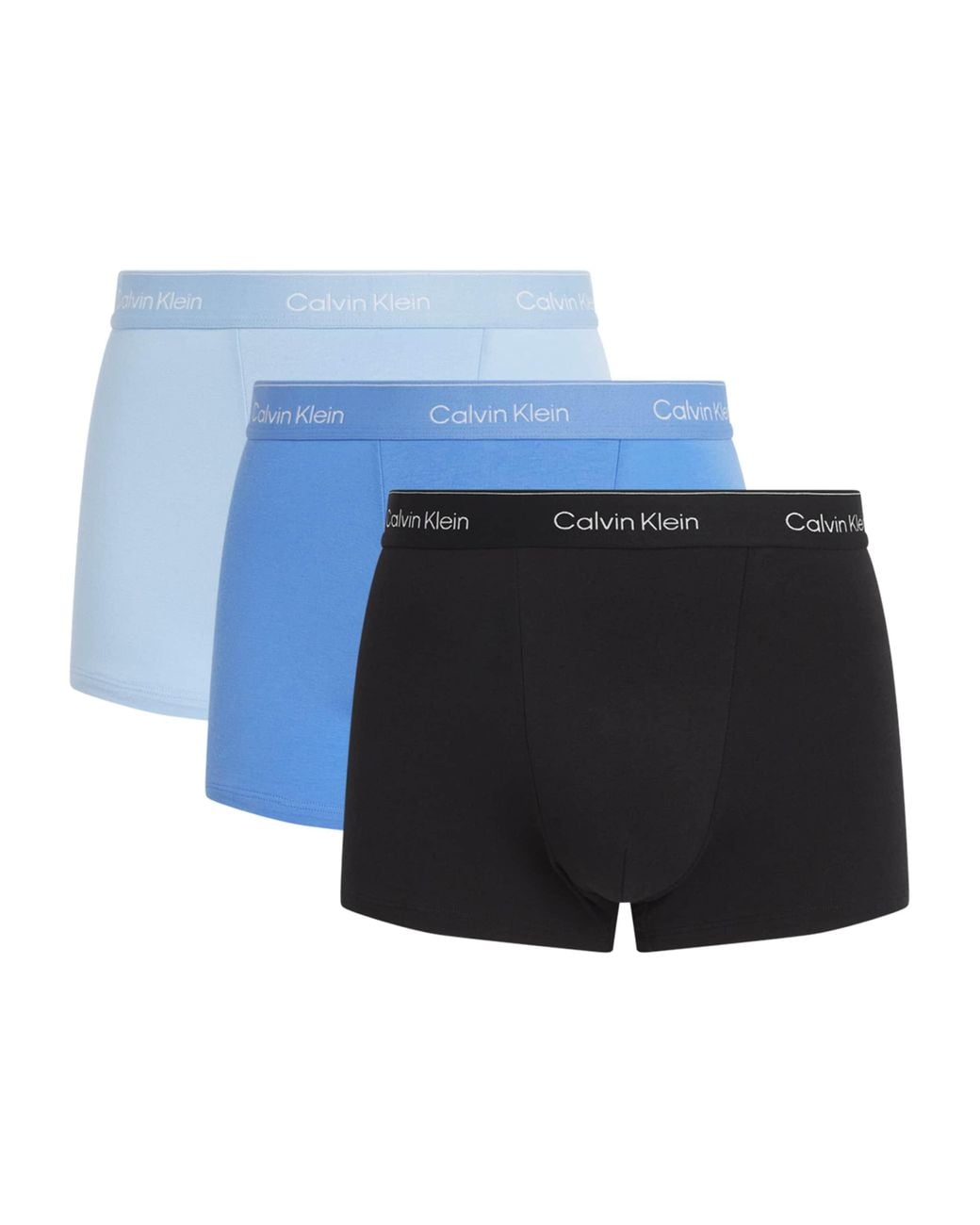 Calvin Klein Blue Cotton Stretch Relaxed Icon Boxers for men