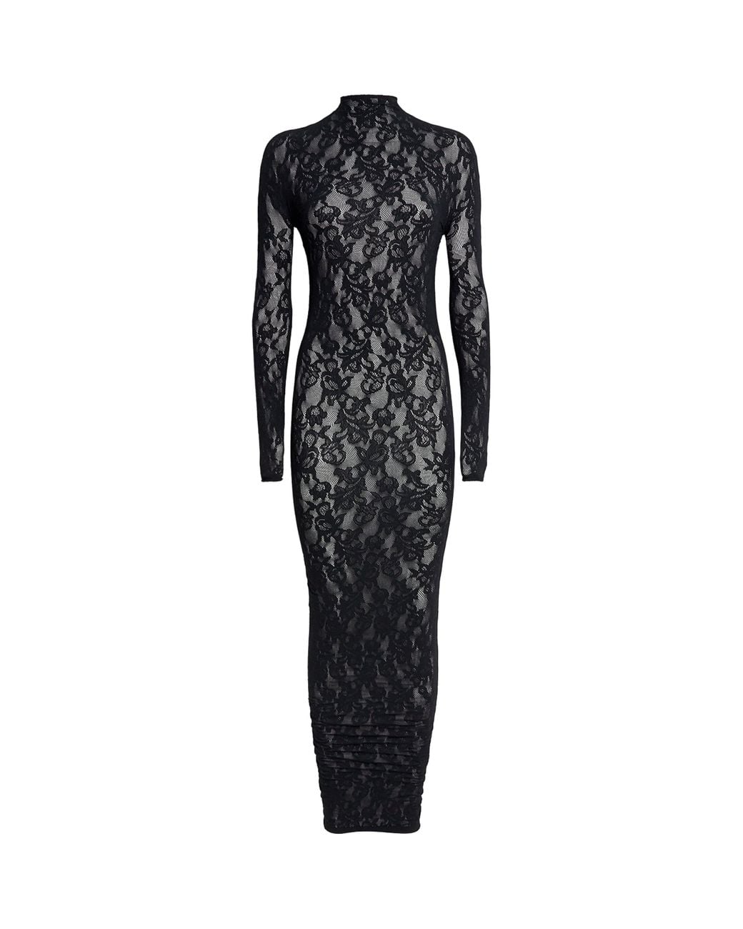 Skims Lace Long-Sleeve Maxi Dress in Black | Lyst Skims Lace Long-Sleeve Maxi Dress in Black | Lyst