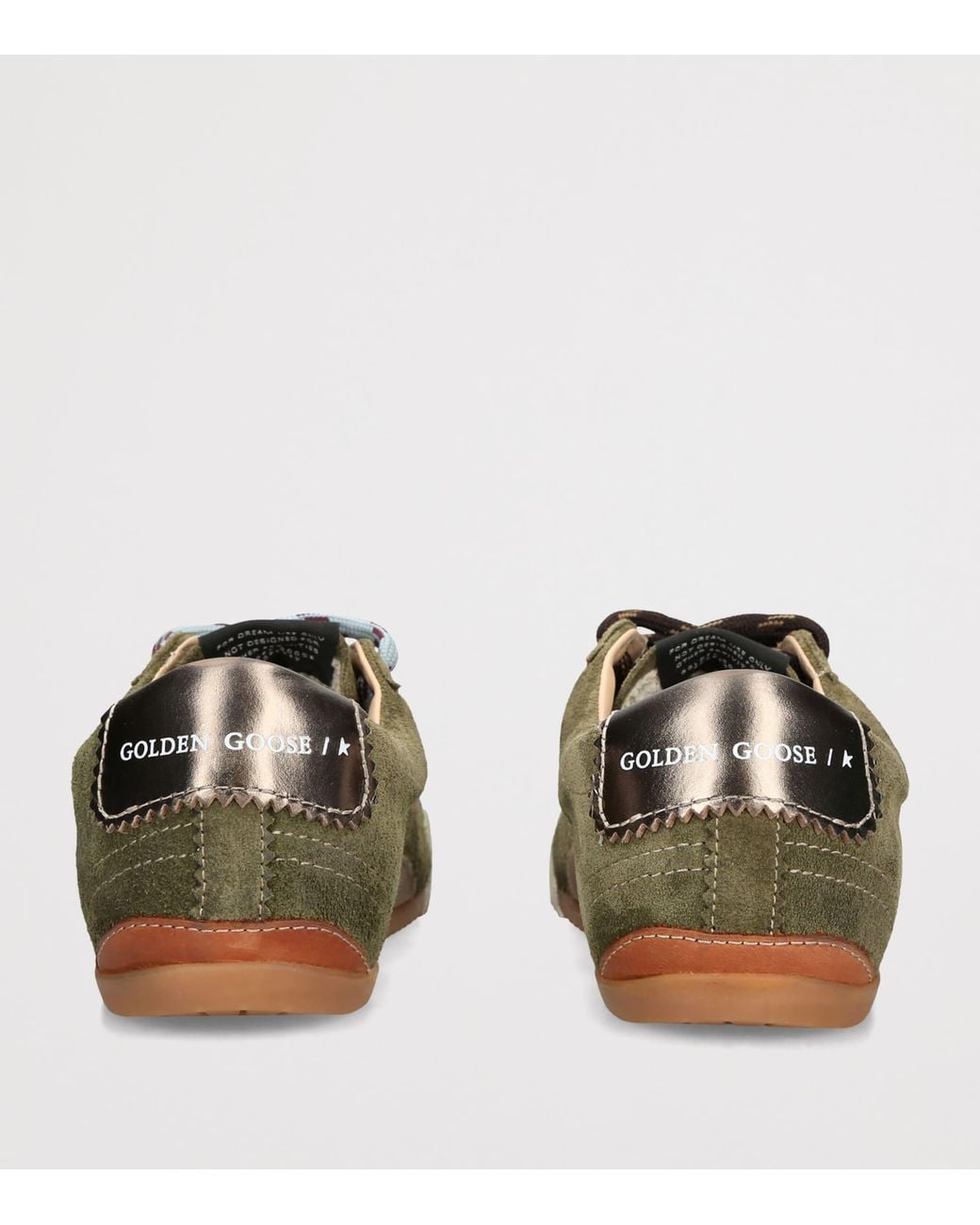 Golden Goose Deluxe Brand Green Suede True Star Sneakers