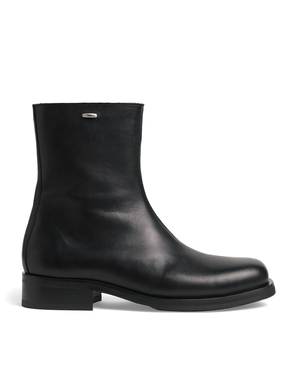 Our Legacy Black Leather Camion Ankle Boots for men