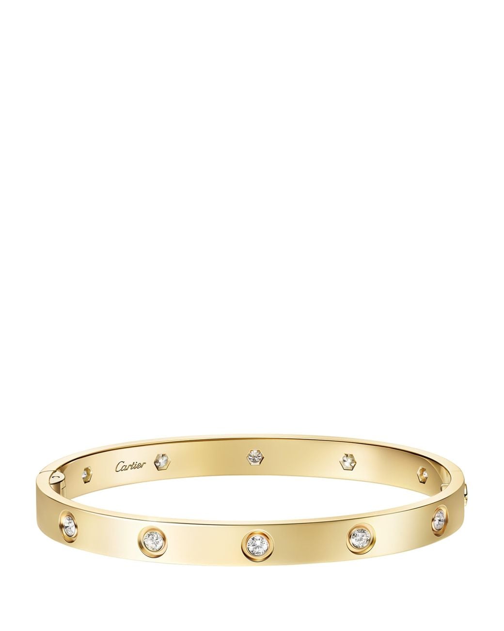 Cartier Natural And Diamond Love Bracelet