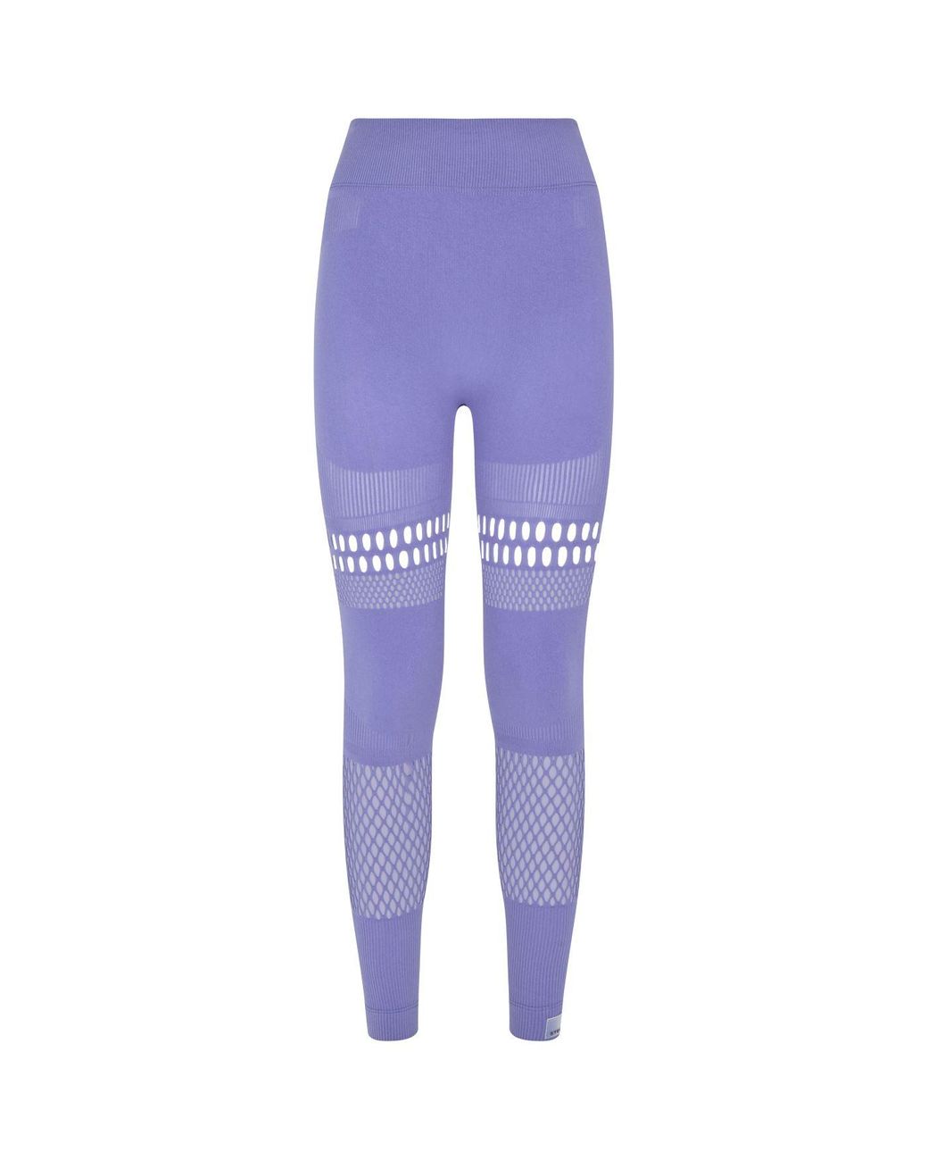 team Roeispaan Humoristisch adidas By Stella McCartney Warp Knit Tights in Purple | Lyst