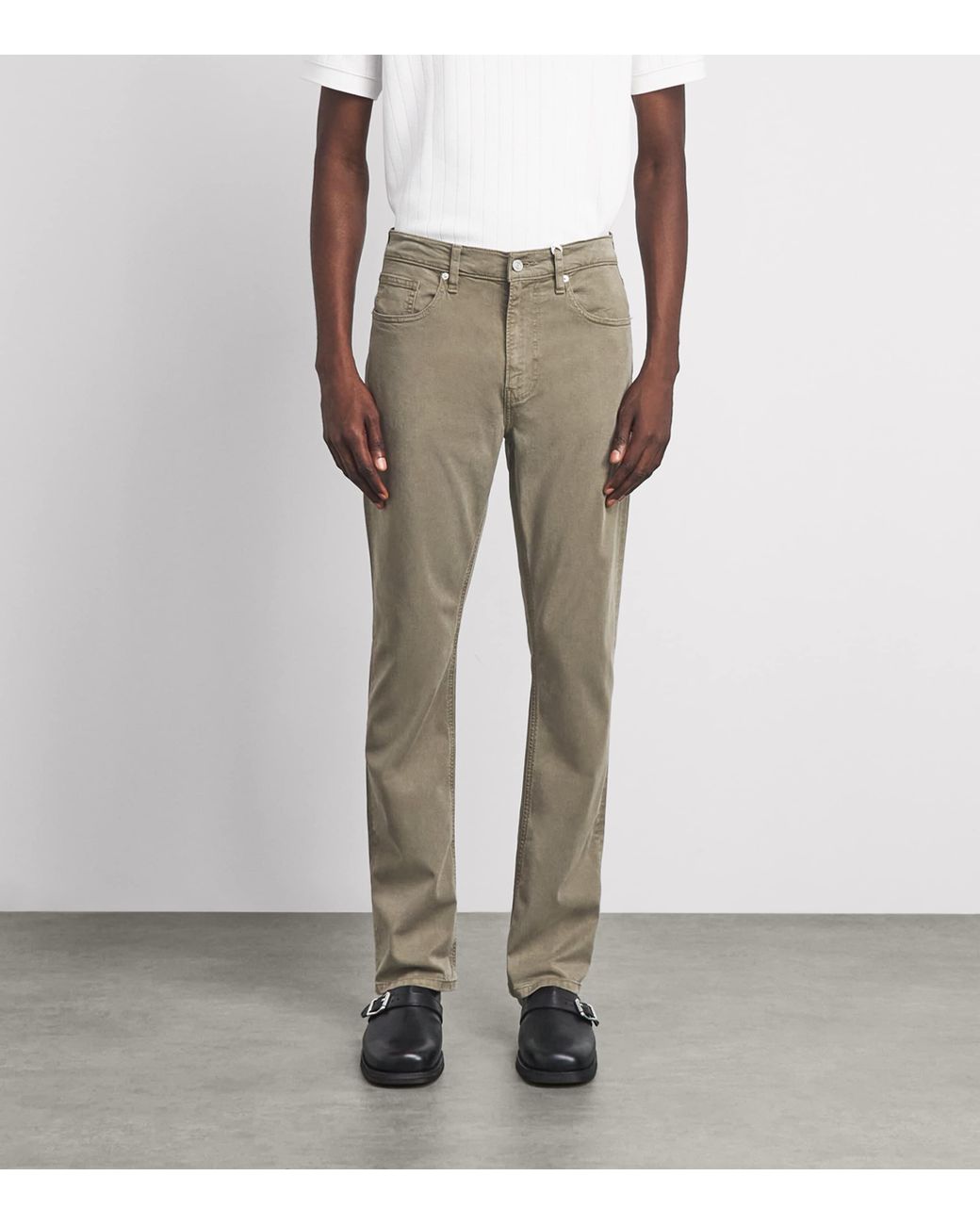 FRAME Gray The Modern Straight Jeans for men