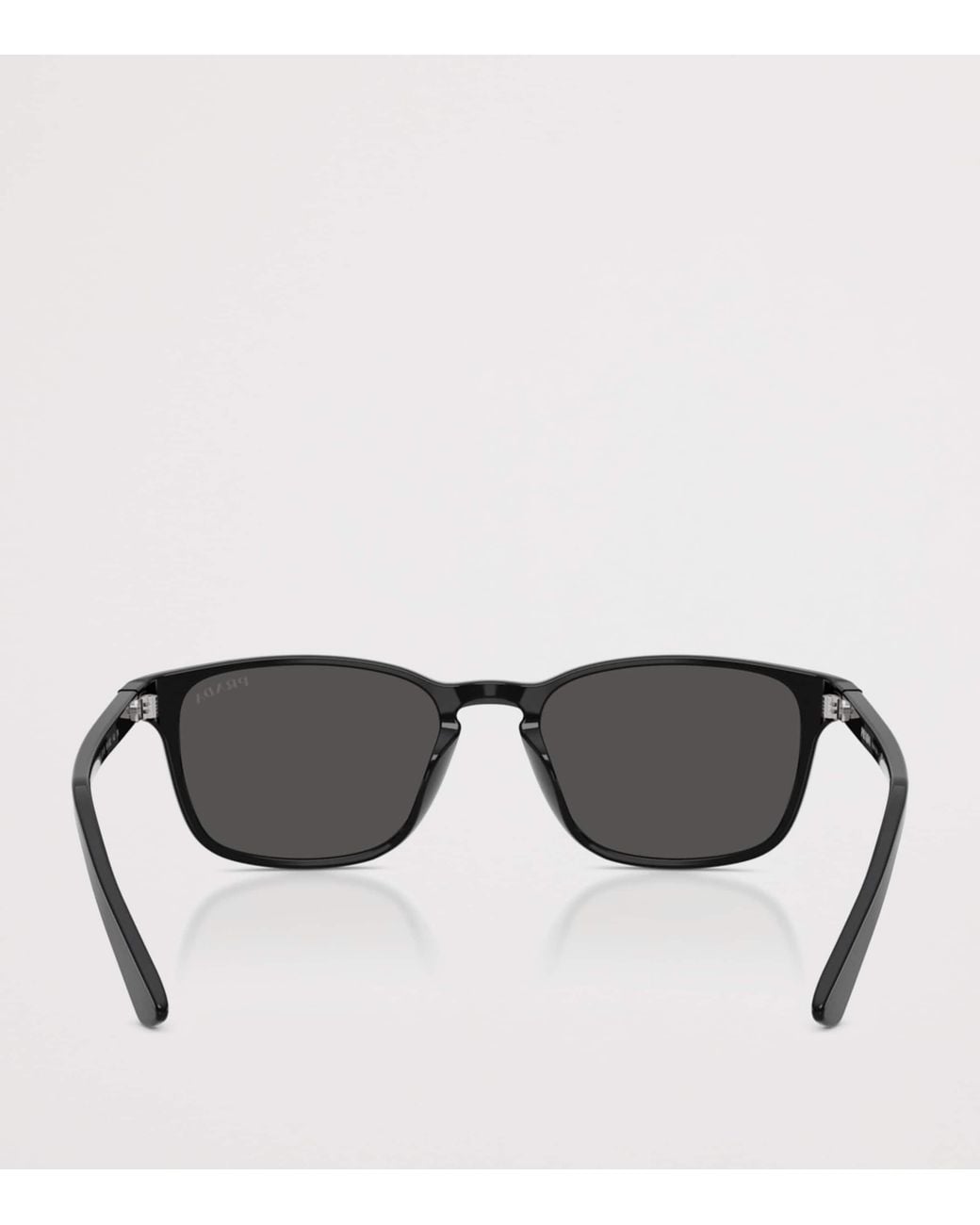 Prada Black Acetate Pillow Sunglasses for men