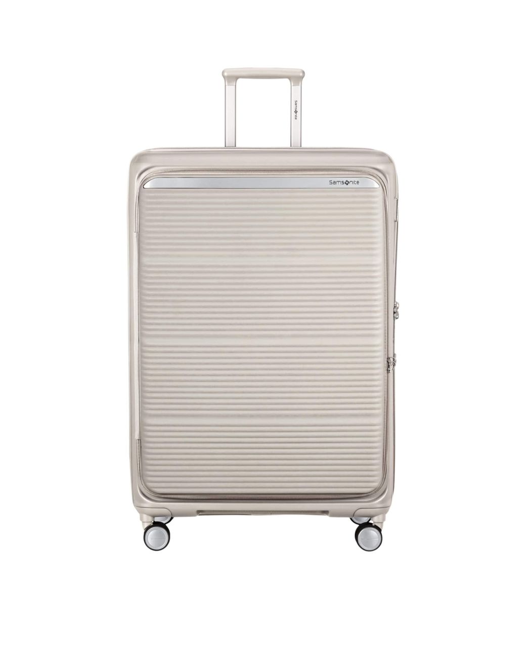 Samsonite White Paralux Check-In Suitcase