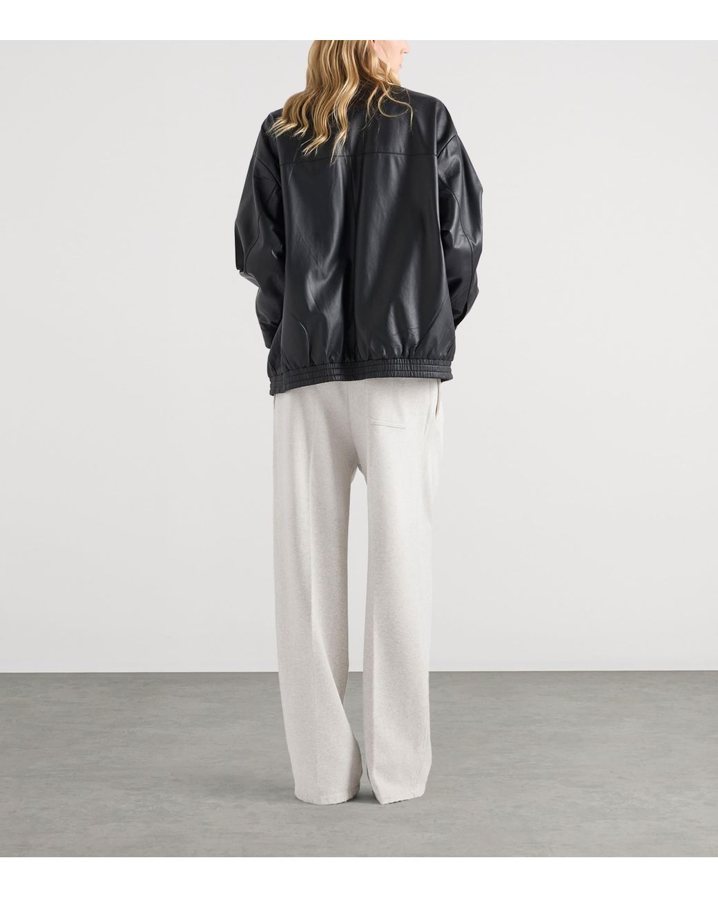 Prada White Cotton Wide-Leg Sweatpants