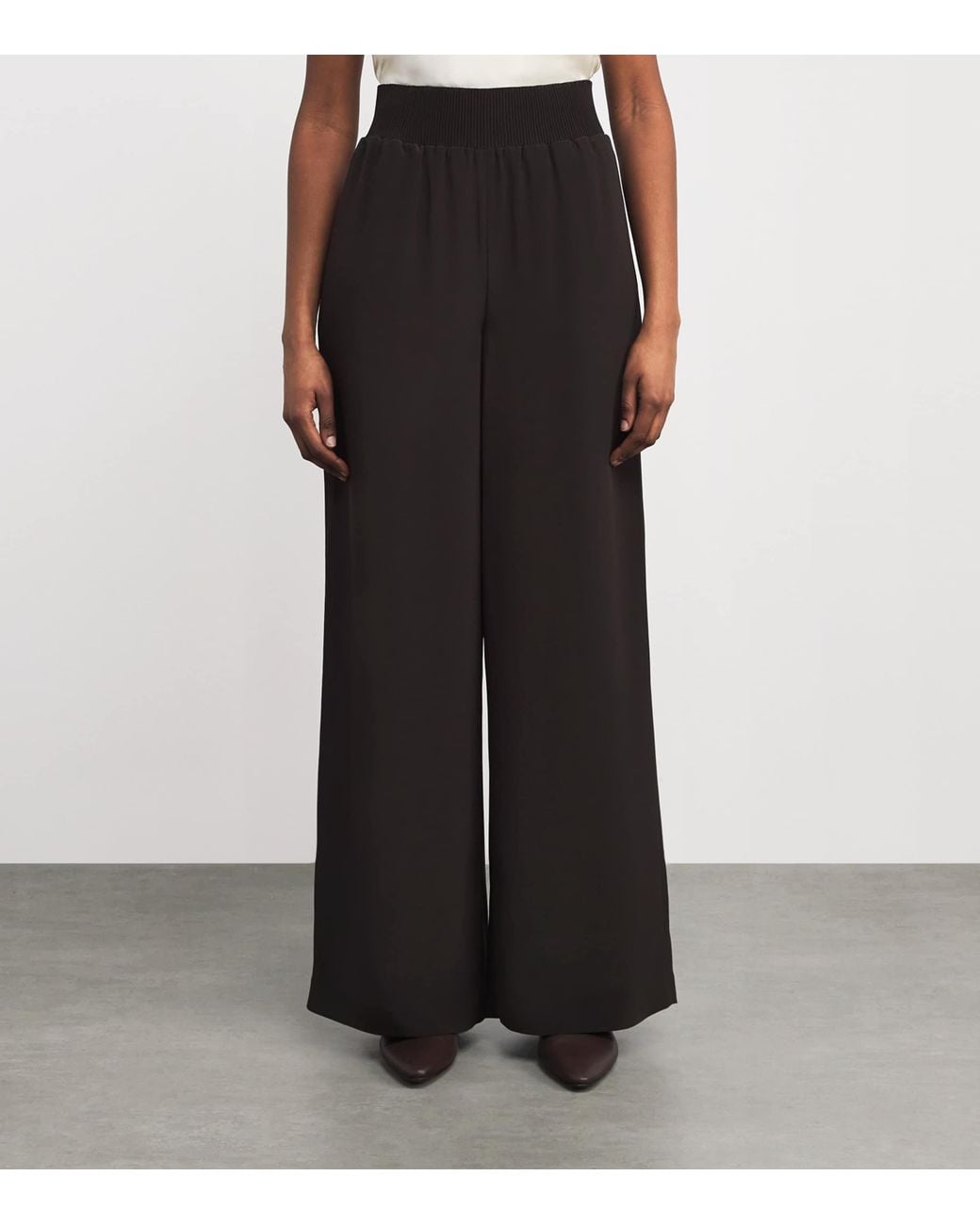 Joseph Black Nour Wide-Leg Trousers