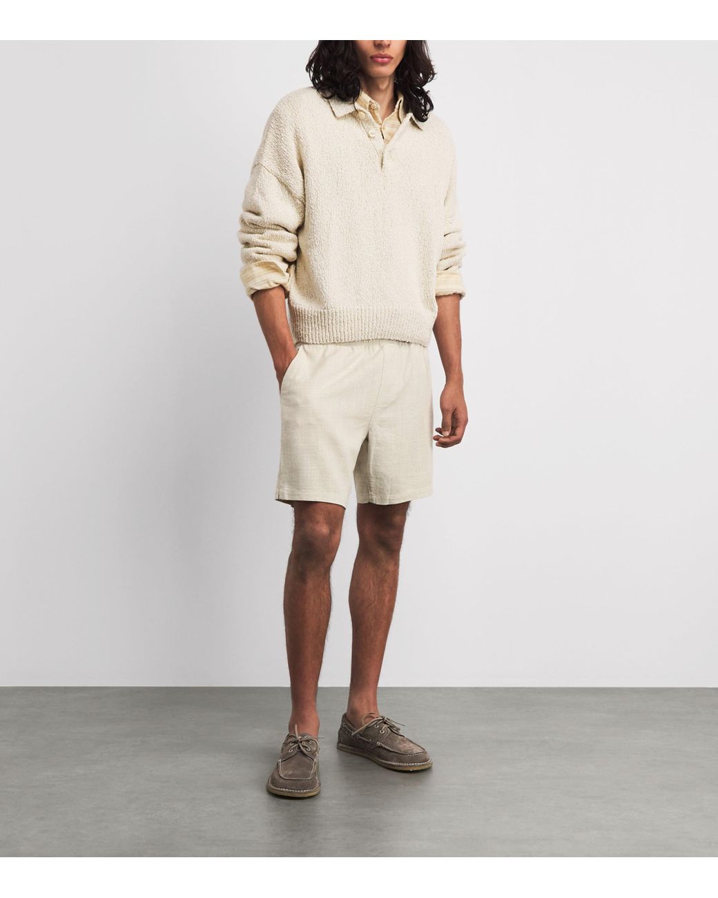 PAIGE Natural Elijah Shorts for men