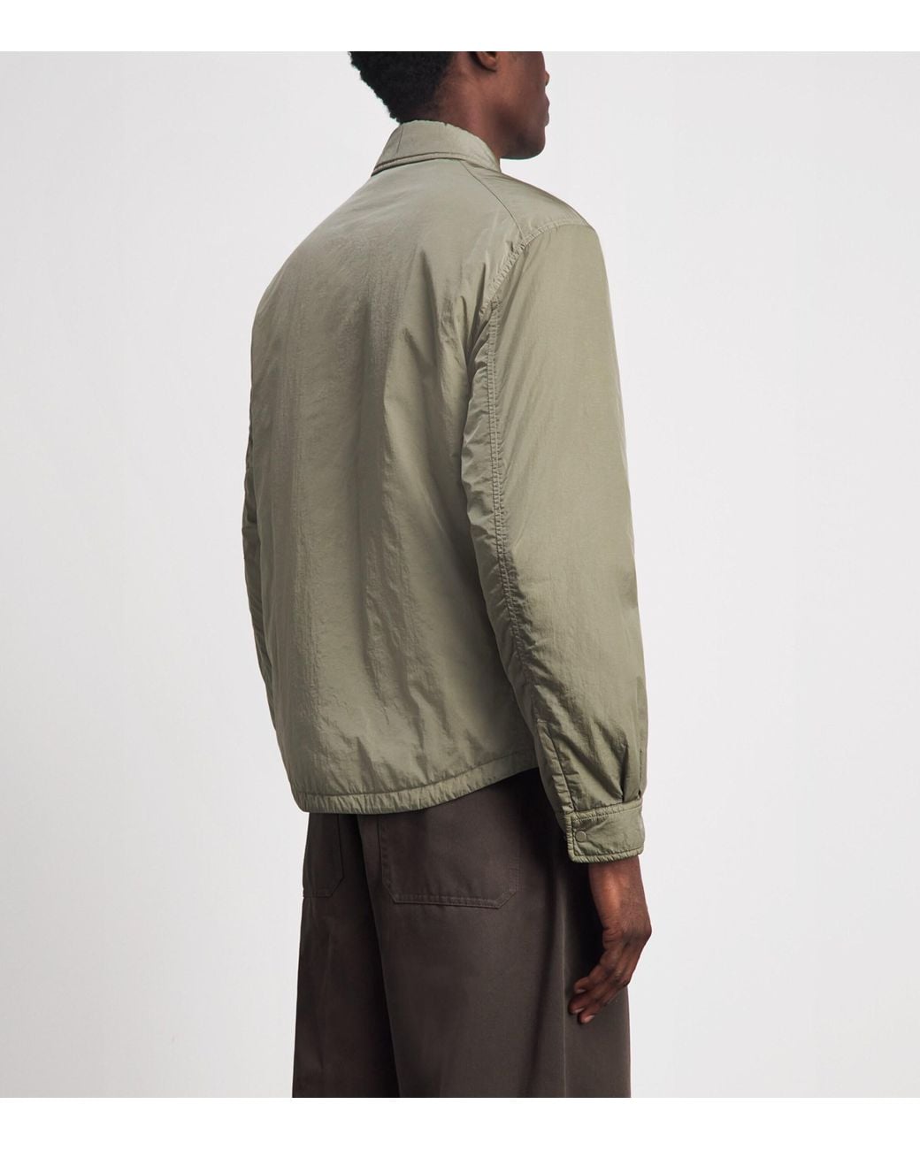 C P Company Green Padded Overshirt for men