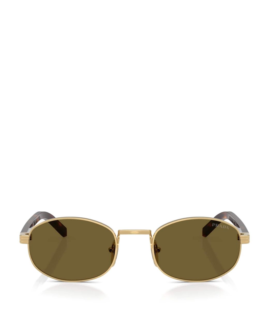 Prada Green Steel Pr B53S Sunglasses