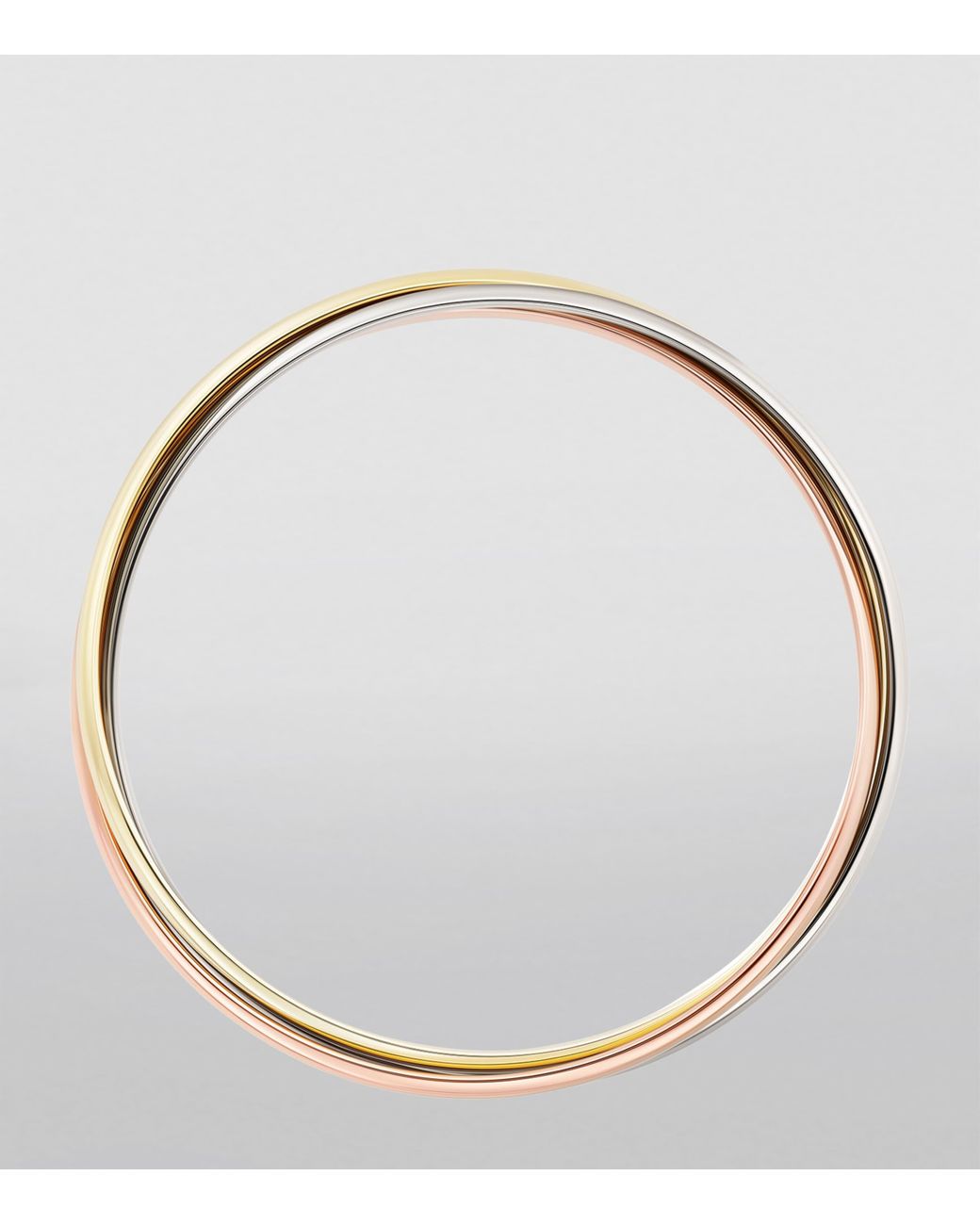 Cartier Natural Large, Rose And Trinity Bracelet