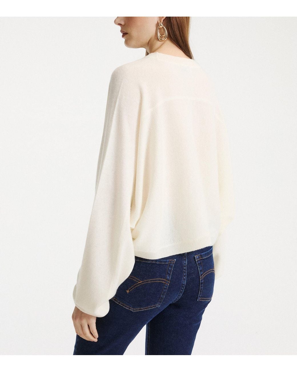Marella White Cashmere Sweater