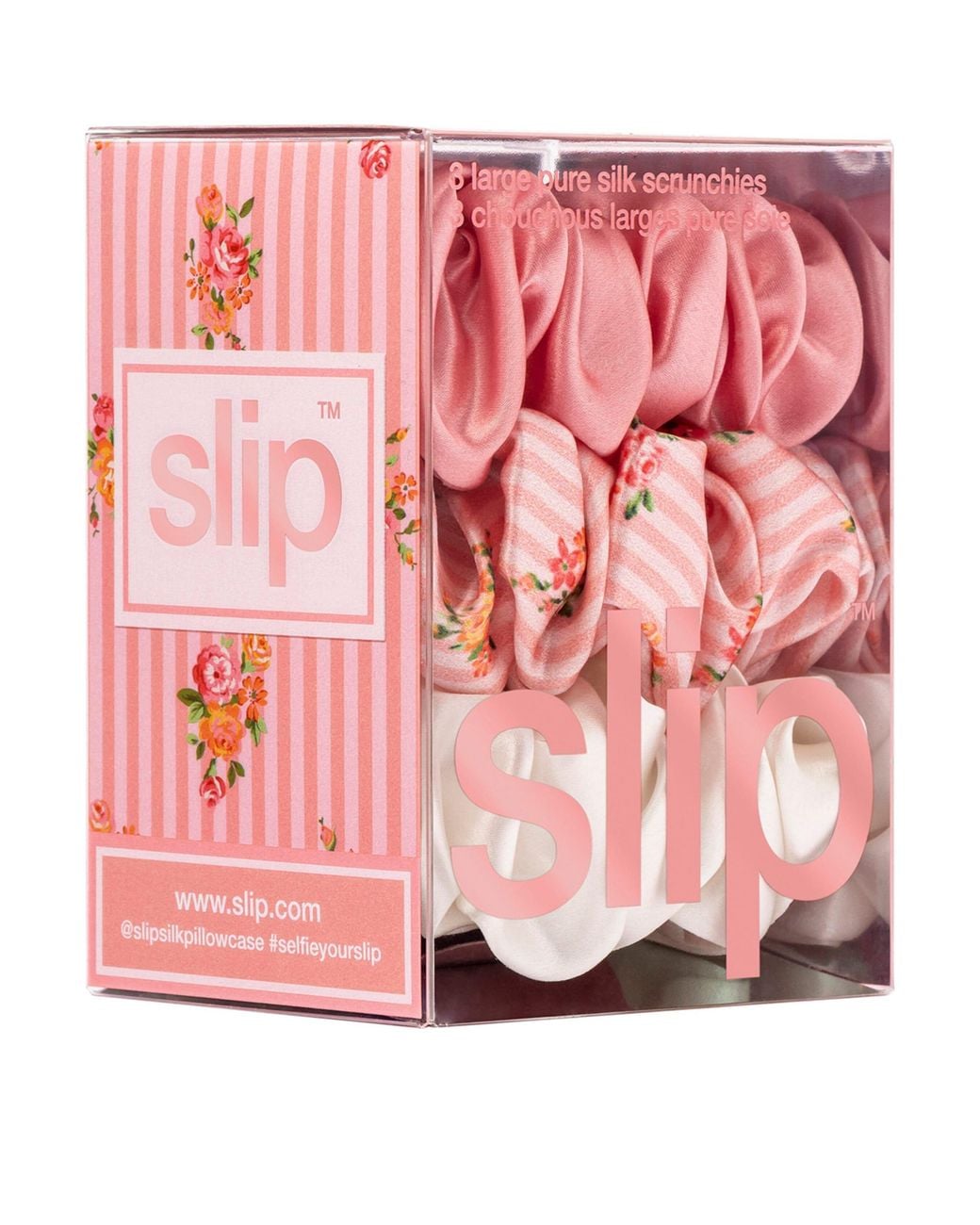 Slip Pink Pure Silk Scrunchies