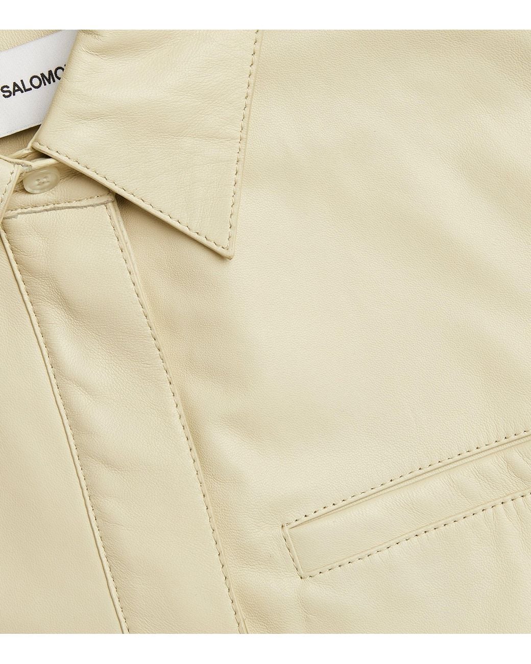 Yves Salomon Natural Leather Shirt