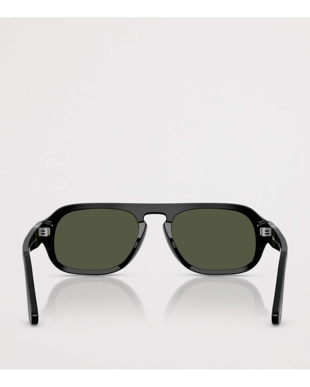 Persol Green Square Pilot Sunglasses