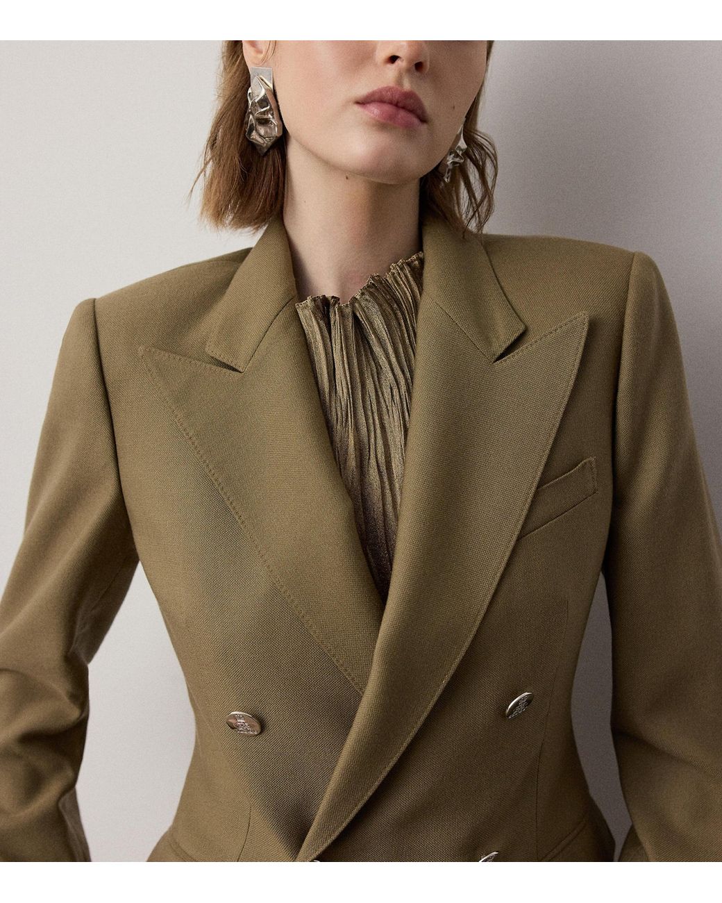 Ralph Lauren Green Cashmere Camden Jacket