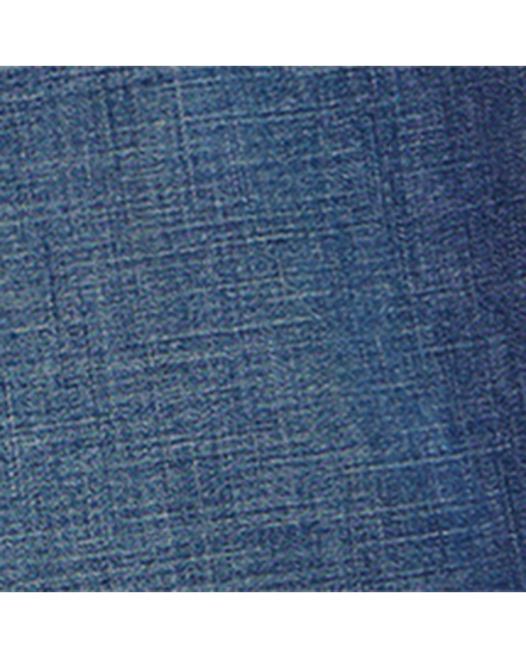 Givenchy Blue Folded-Effect Couture Seam Denim Shorts for men