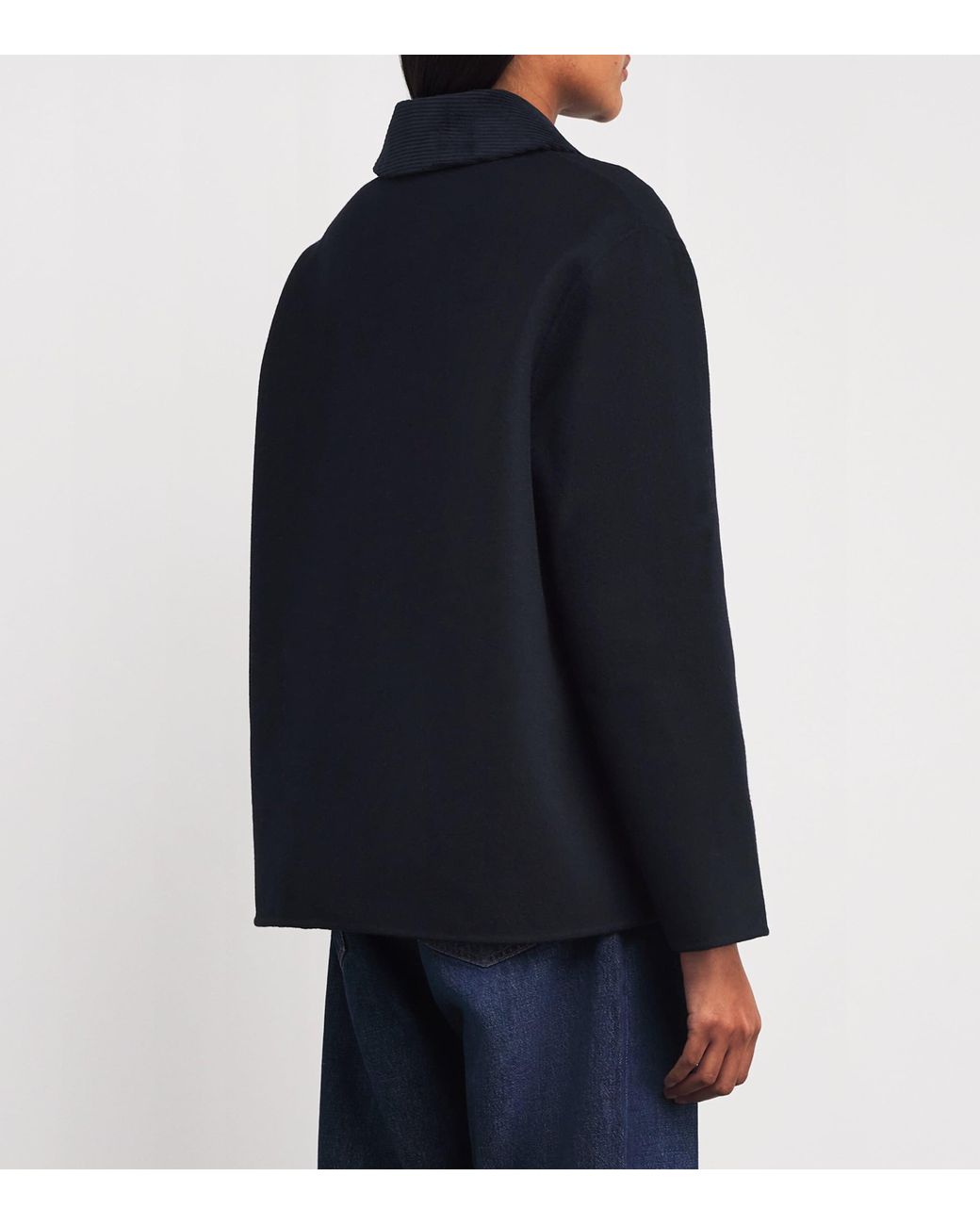 Claudie Pierlot Blue Wool Tailored Coat