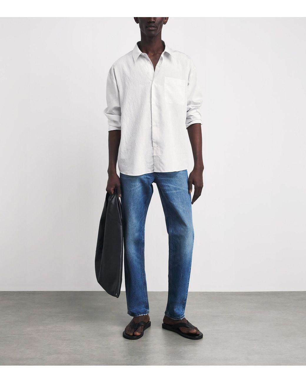 FRAME White Cotton Stripe Shirt for men