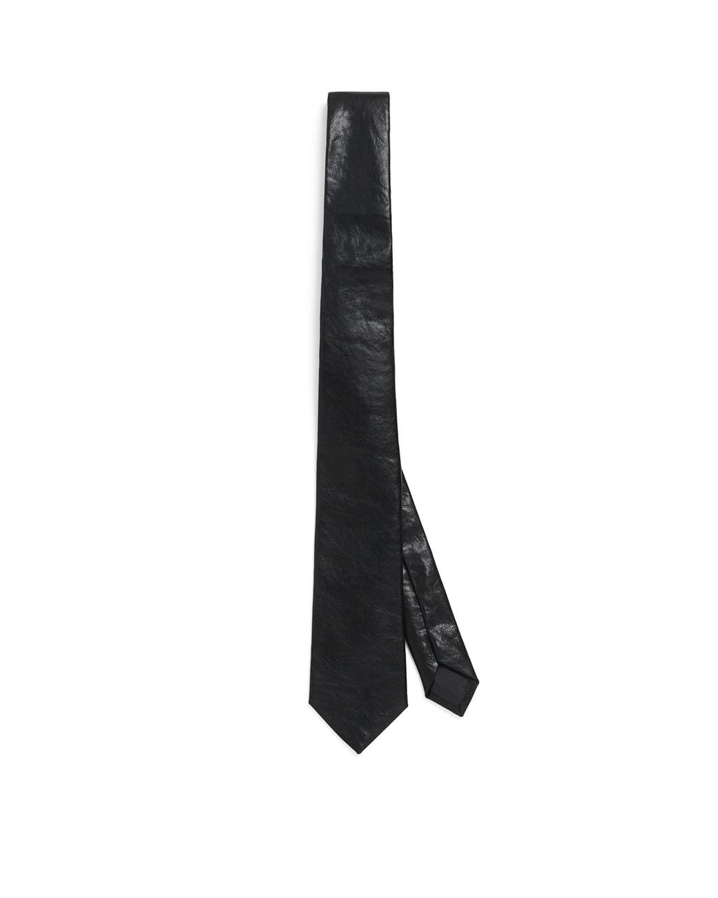 小物 Our Legacy TIE Black Real Fake Leather Our Legacy - Tie Black Real Fake Leather