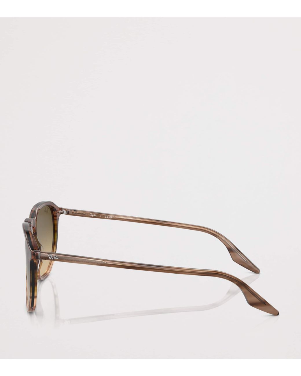 Ray-Ban Brown Acetate Square Sunglasses