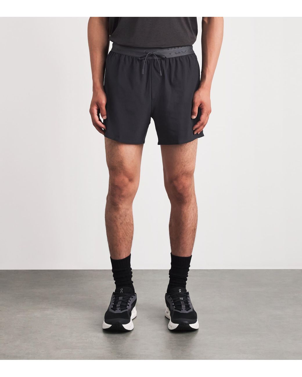 vuori Black 5' Lined Terrain Shorts for men
