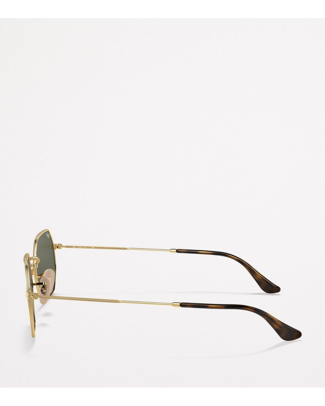 Ray-Ban Green Rb3556N Octagonal Classic Sunglasses