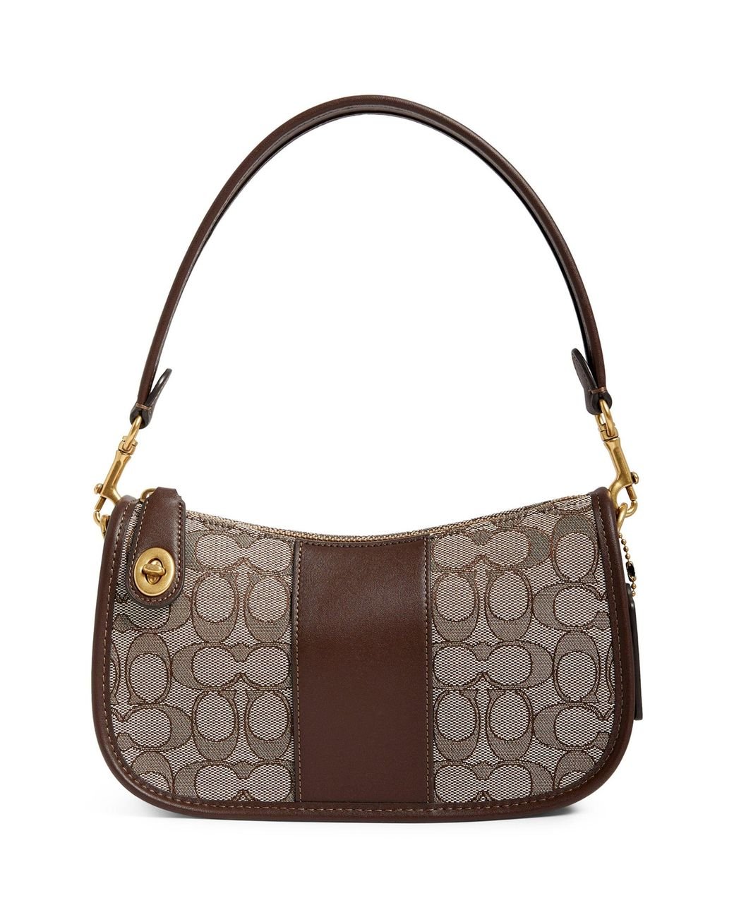 COACH Signature Swinger Shoulder Bag in Brown Lyst Canada
