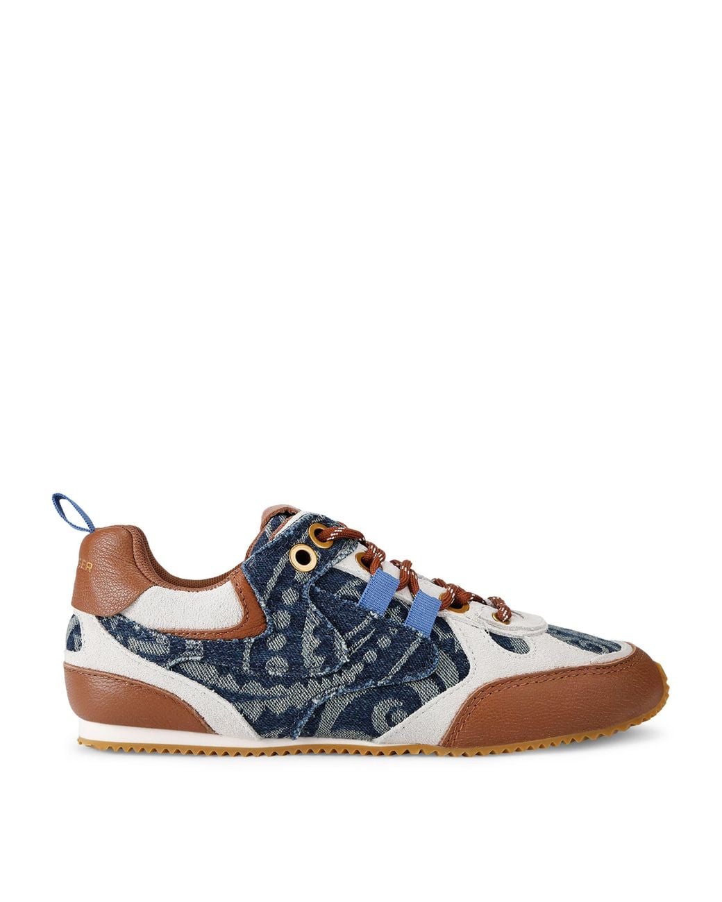 Kurt Geiger Blue Denim Slim Runner Sneakers