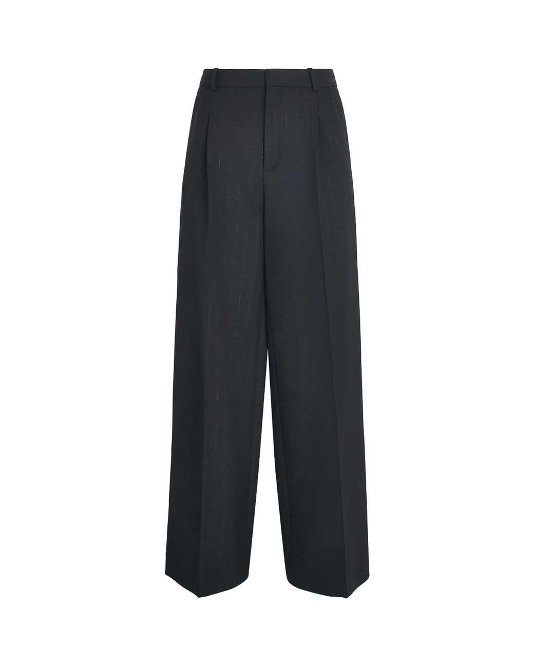 Sandro Black Stripe Tailored Trousers