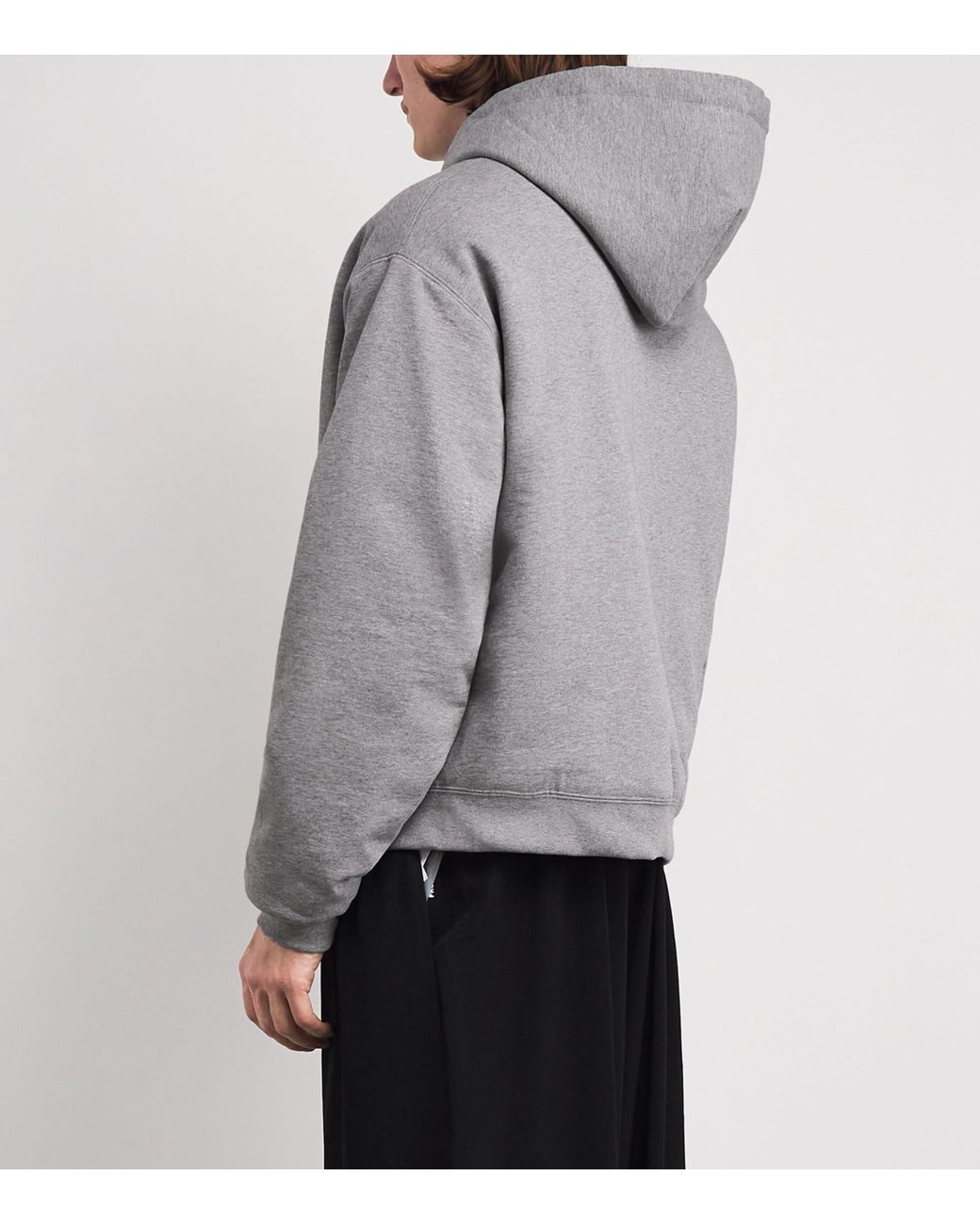 Canada Goose Gray Organic Cotton Reversible Fuse Down Hoodie for men
