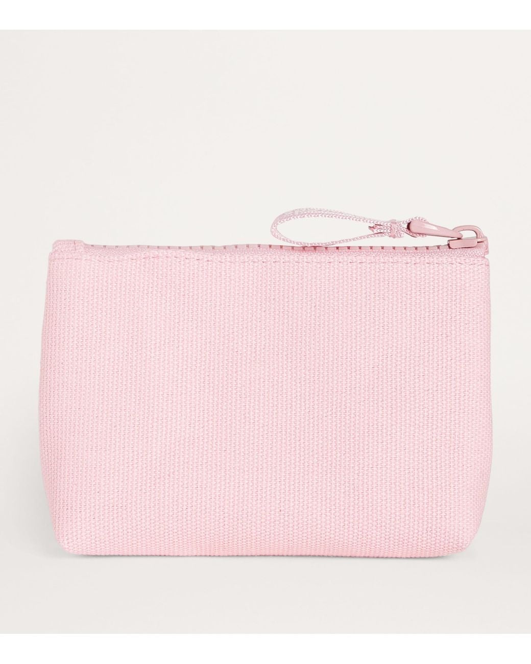 Harrods Pink Cotton Logo Coin Purse