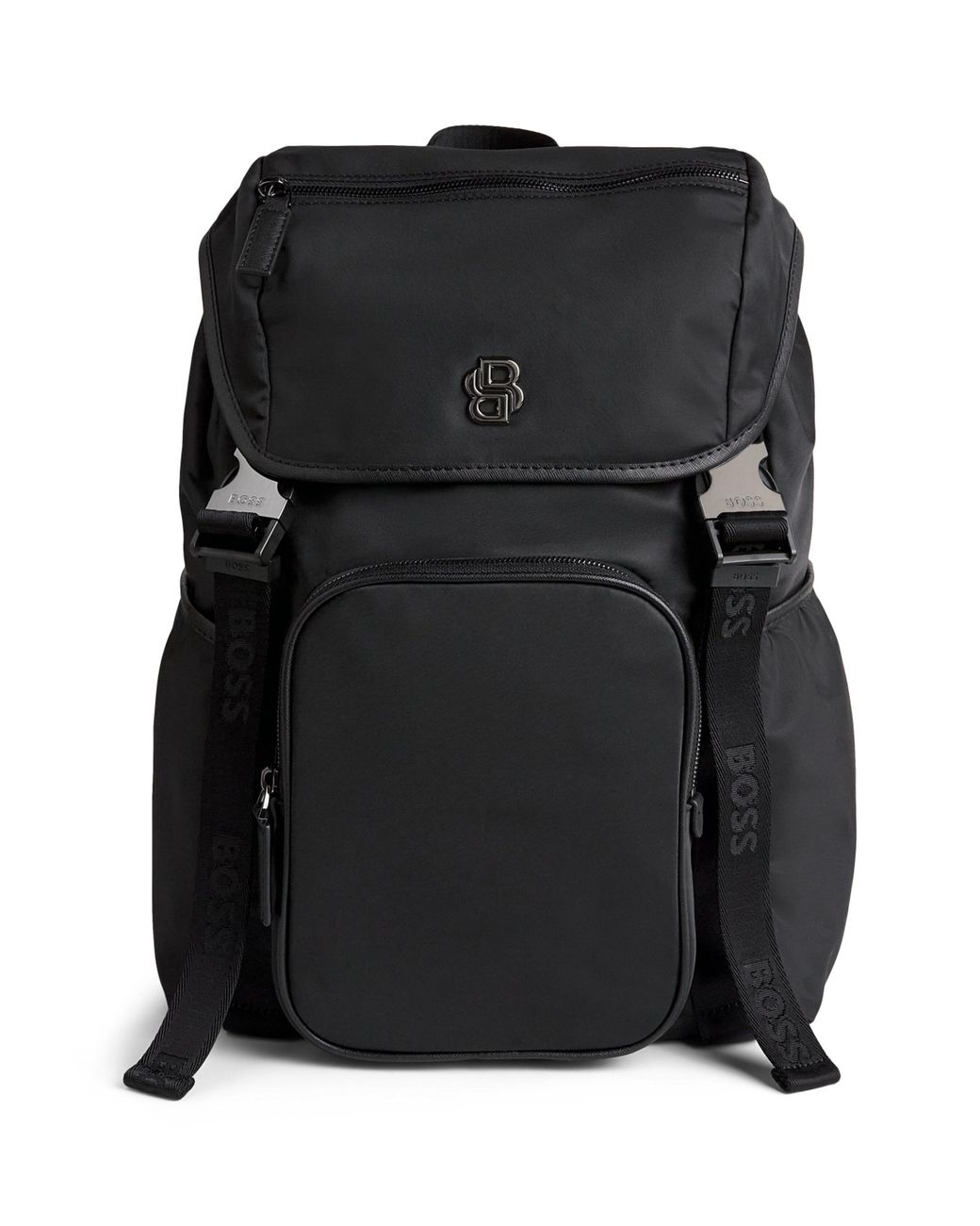 BOSS Twill Icon Backpack in Black for Men | Lyst UK