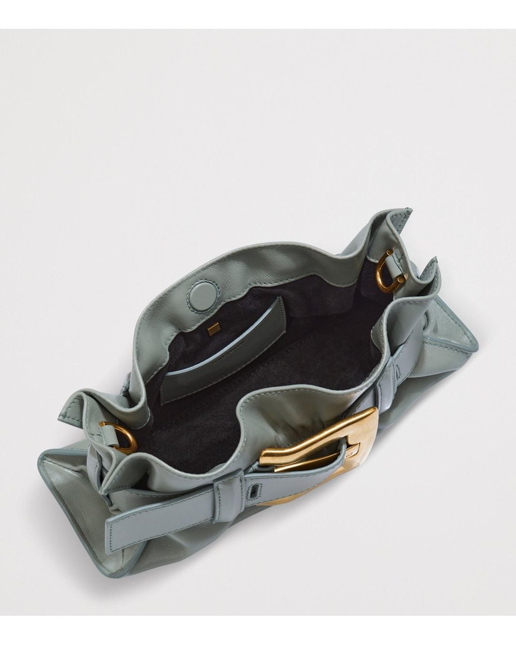 Balmain Metallic Mini Leather Anthem Shoulder Bag