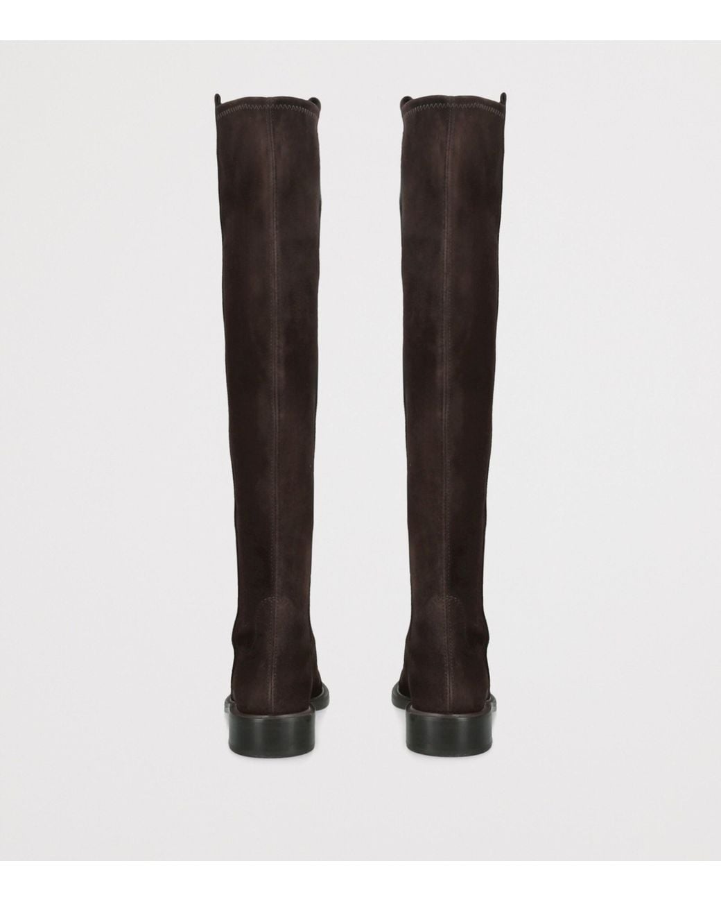 Stuart Weitzman Black Suede 5050 Gisele Over-The-Knee Boots