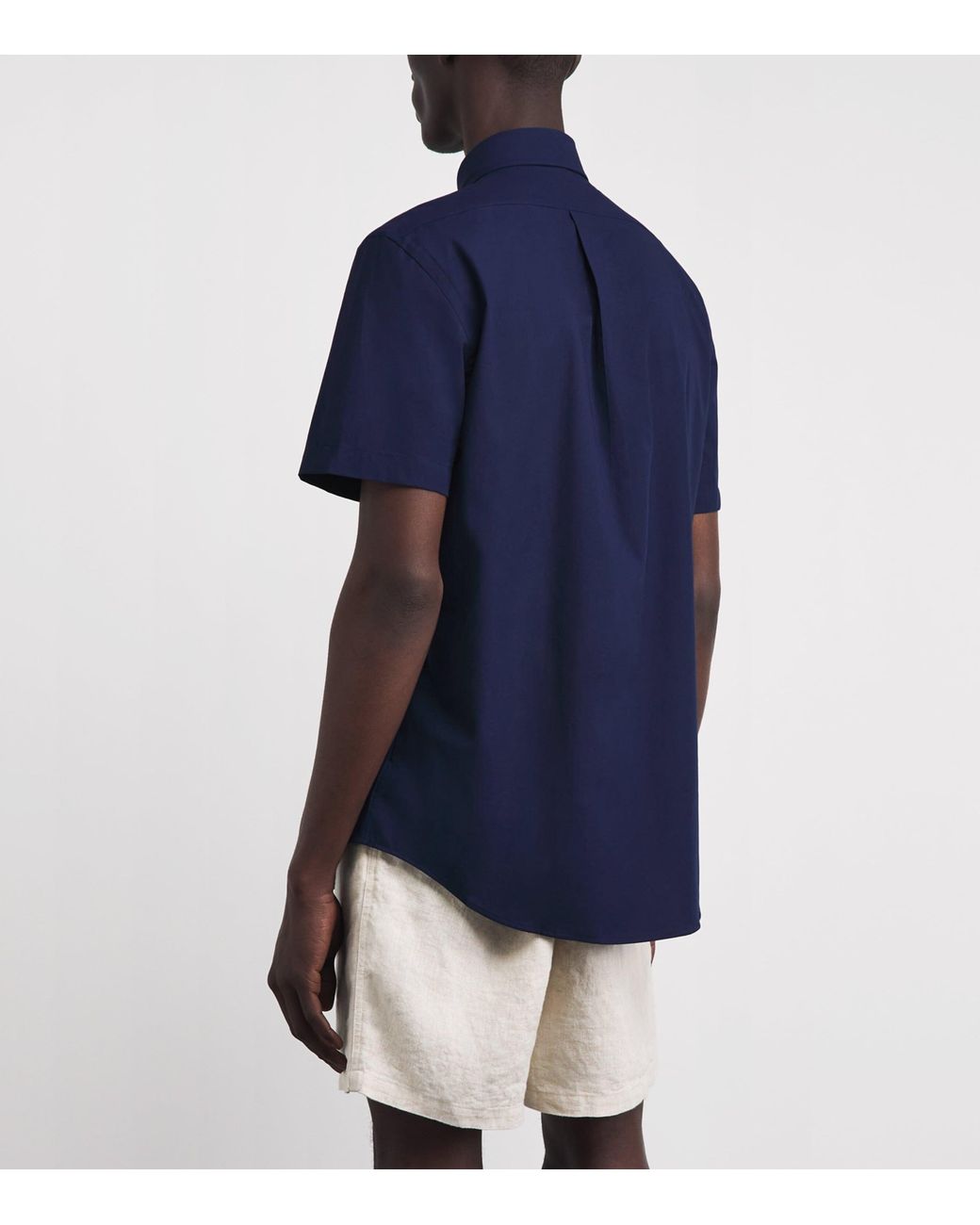 Polo Ralph Lauren Blue Stretch-Cotton Custom-Fit Shirt for men
