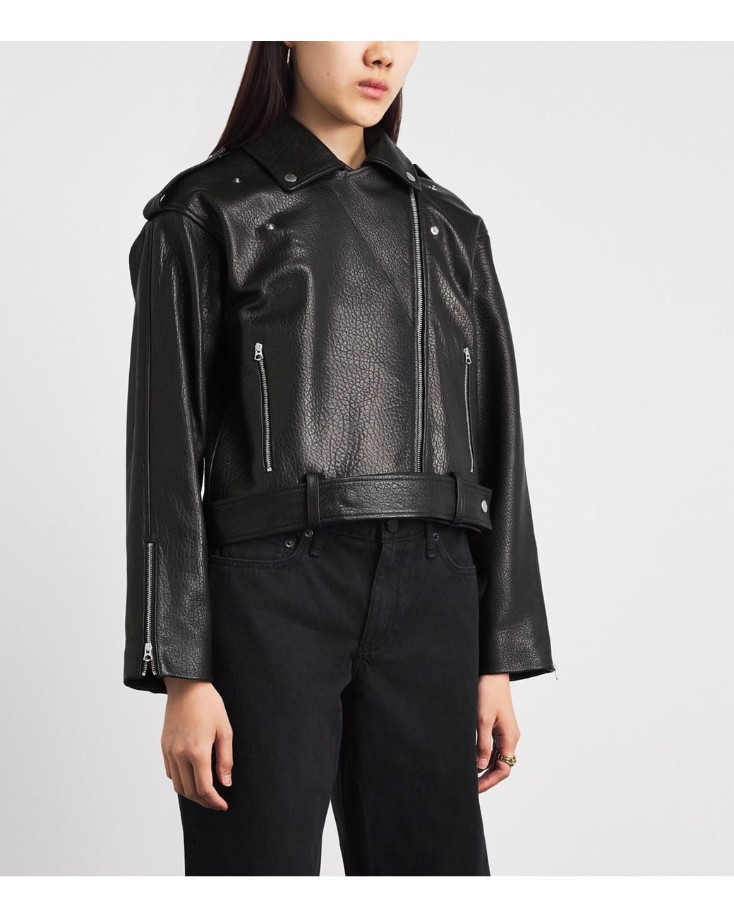 Rag & Bone Black Penelope Leather Jacket