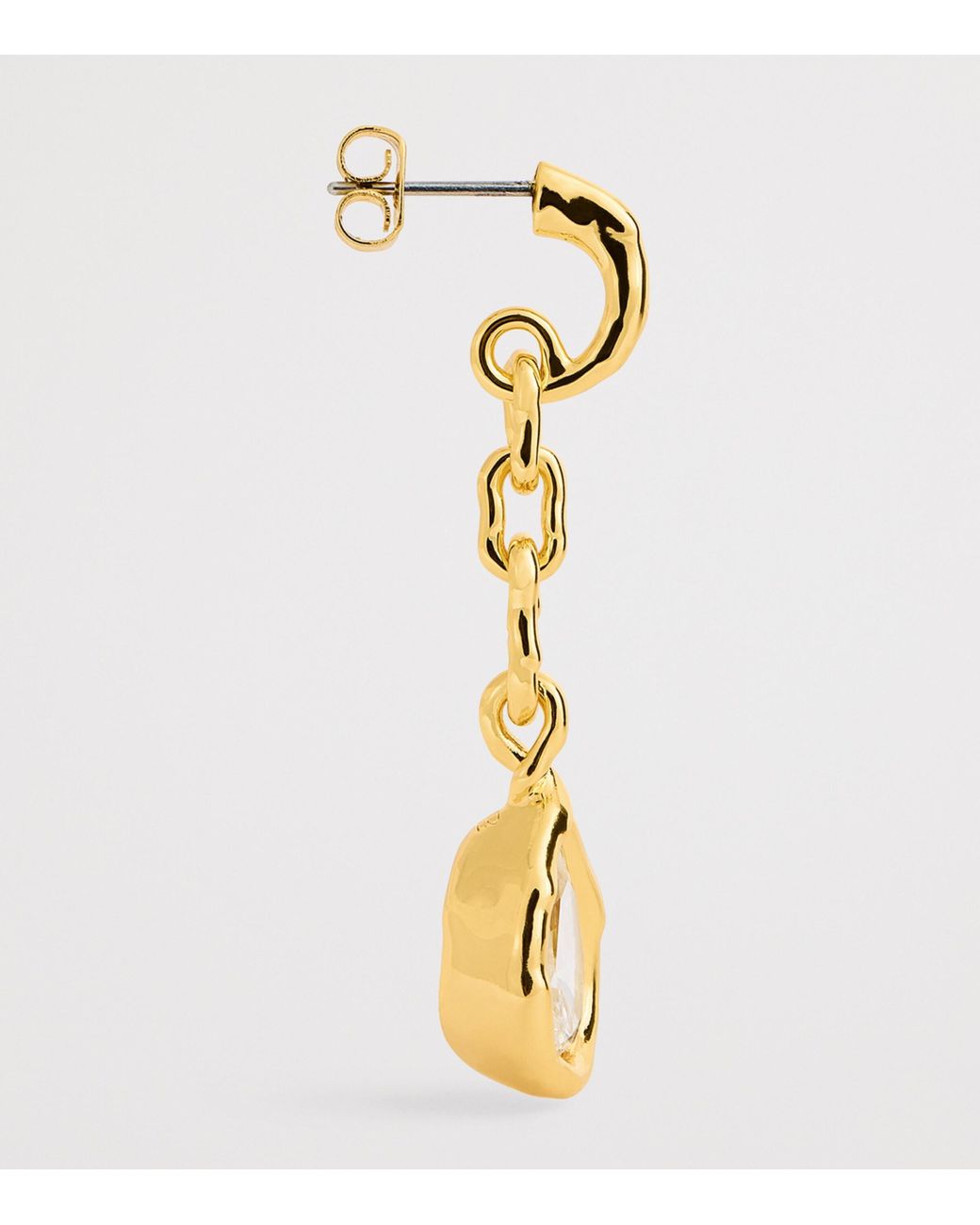 Alexis Metallic Plated Asterales Drop Earrings