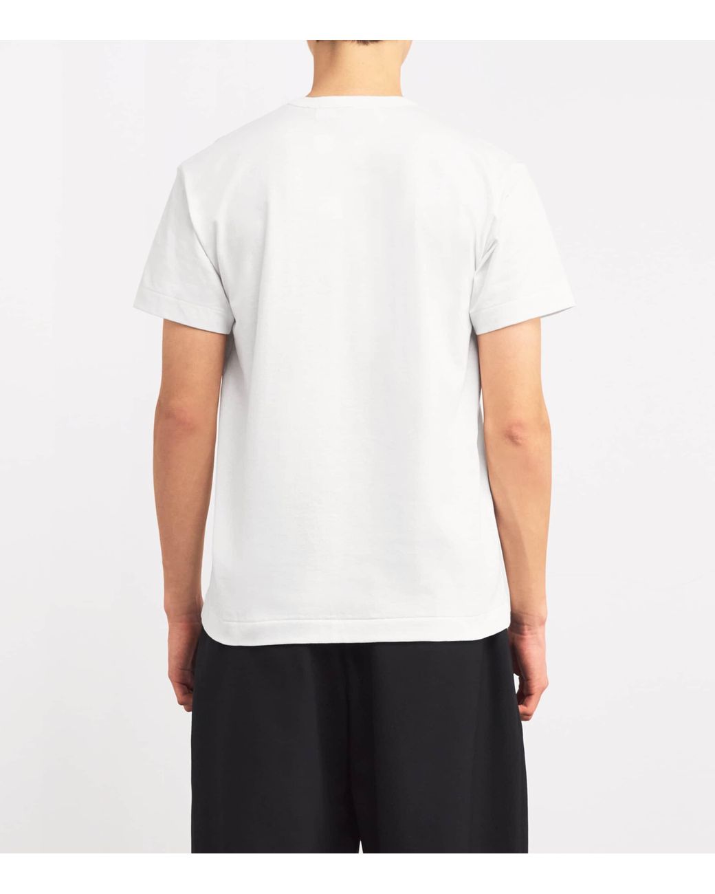 COMME DES GARÇONS PLAY White Heart Logo T-Shirt for men