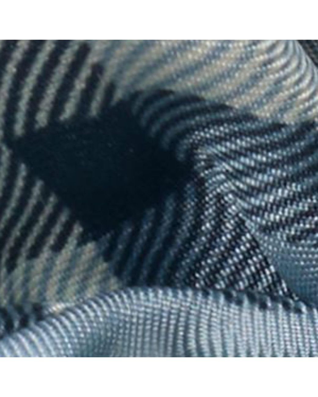 Burberry Blue Silk Check Scrunchie