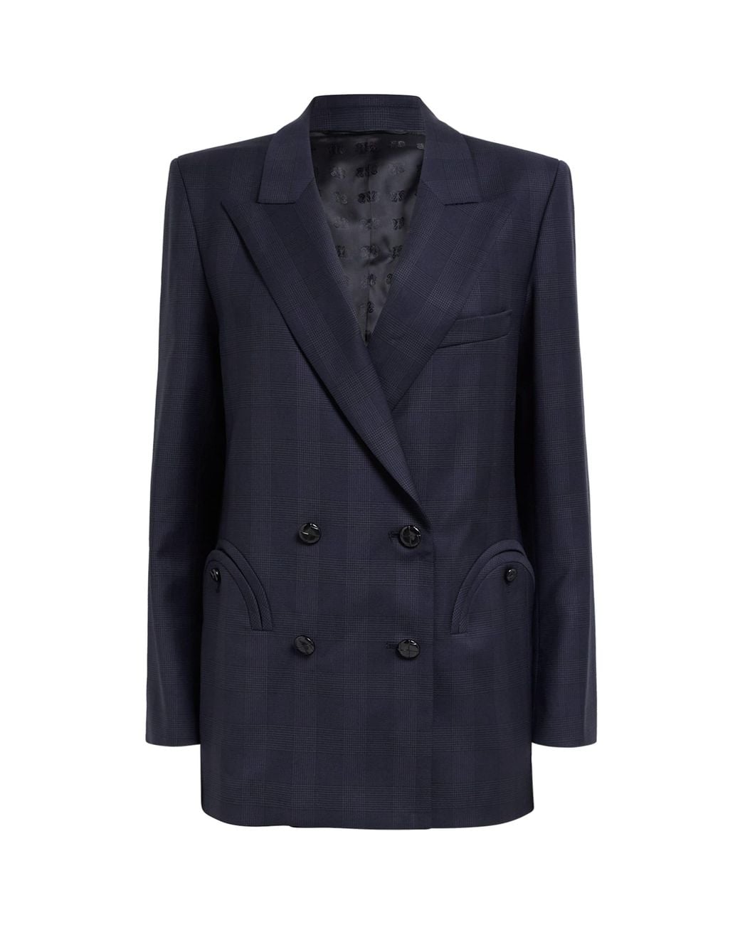 Blazé Milano Blue Virgin Wool Aramis Everynight Double-Breasted Blazer