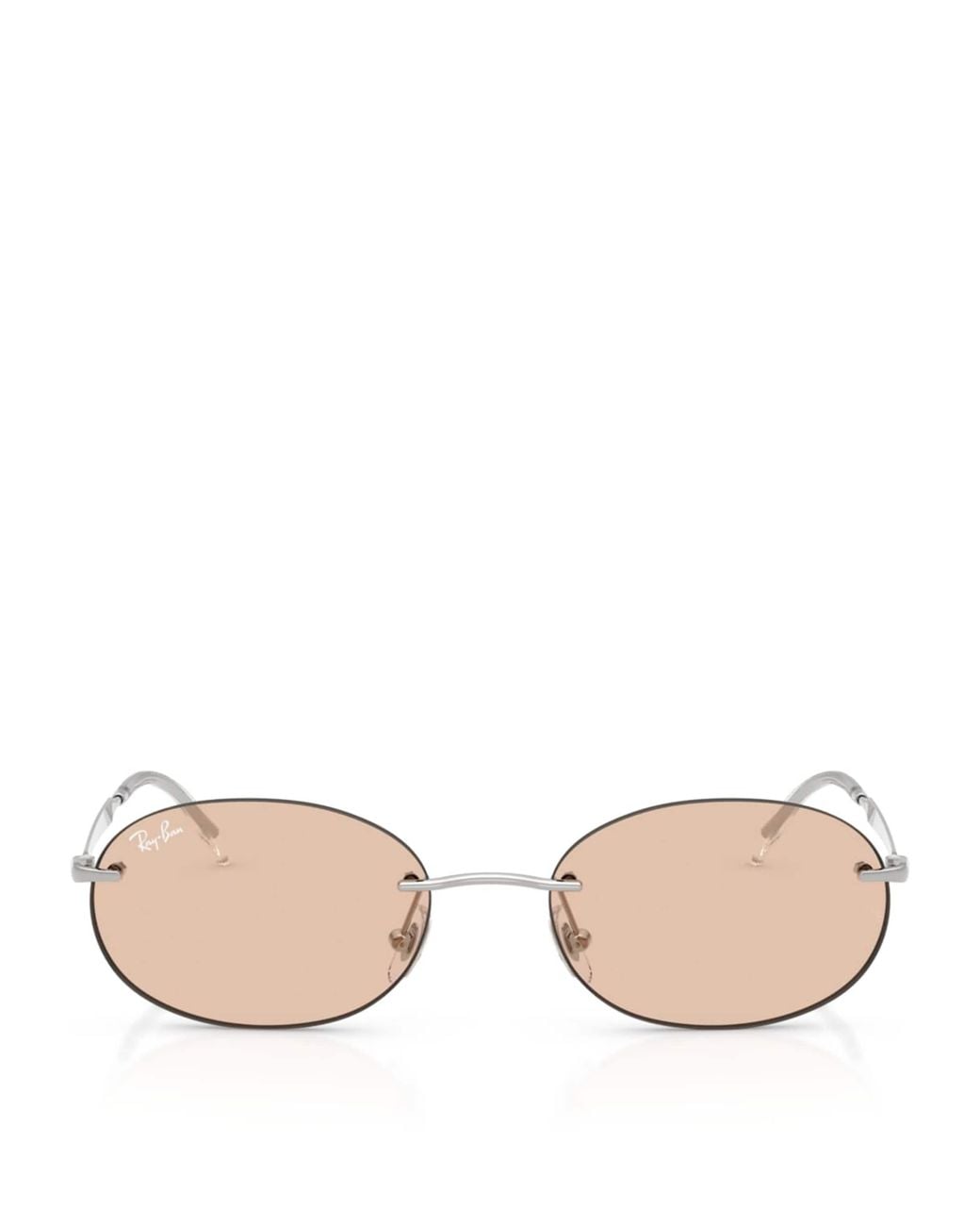 Ray-Ban Natural Rb3767 Metal Oval Sunglasses