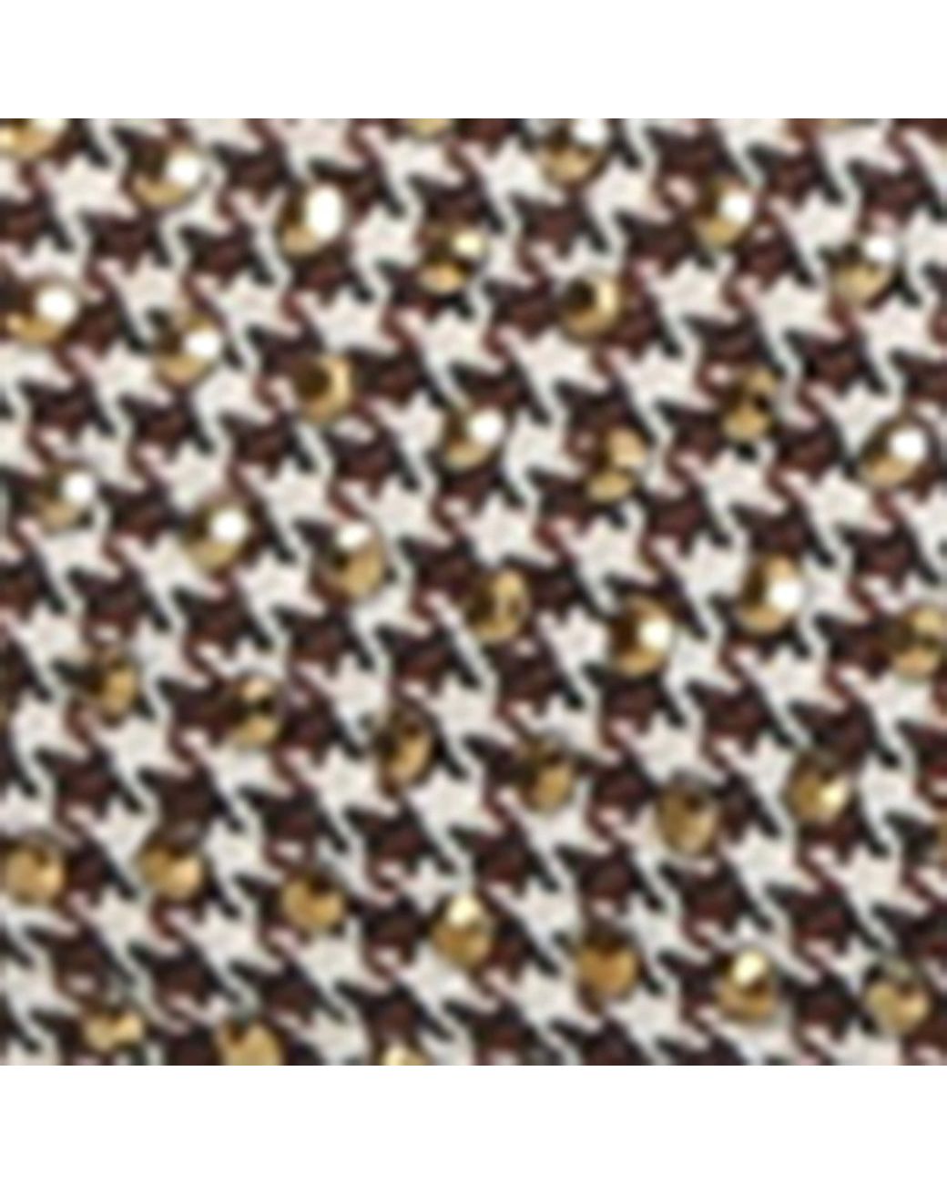 Kurt Geiger Brown Houndstooth Eagle Moccasins
