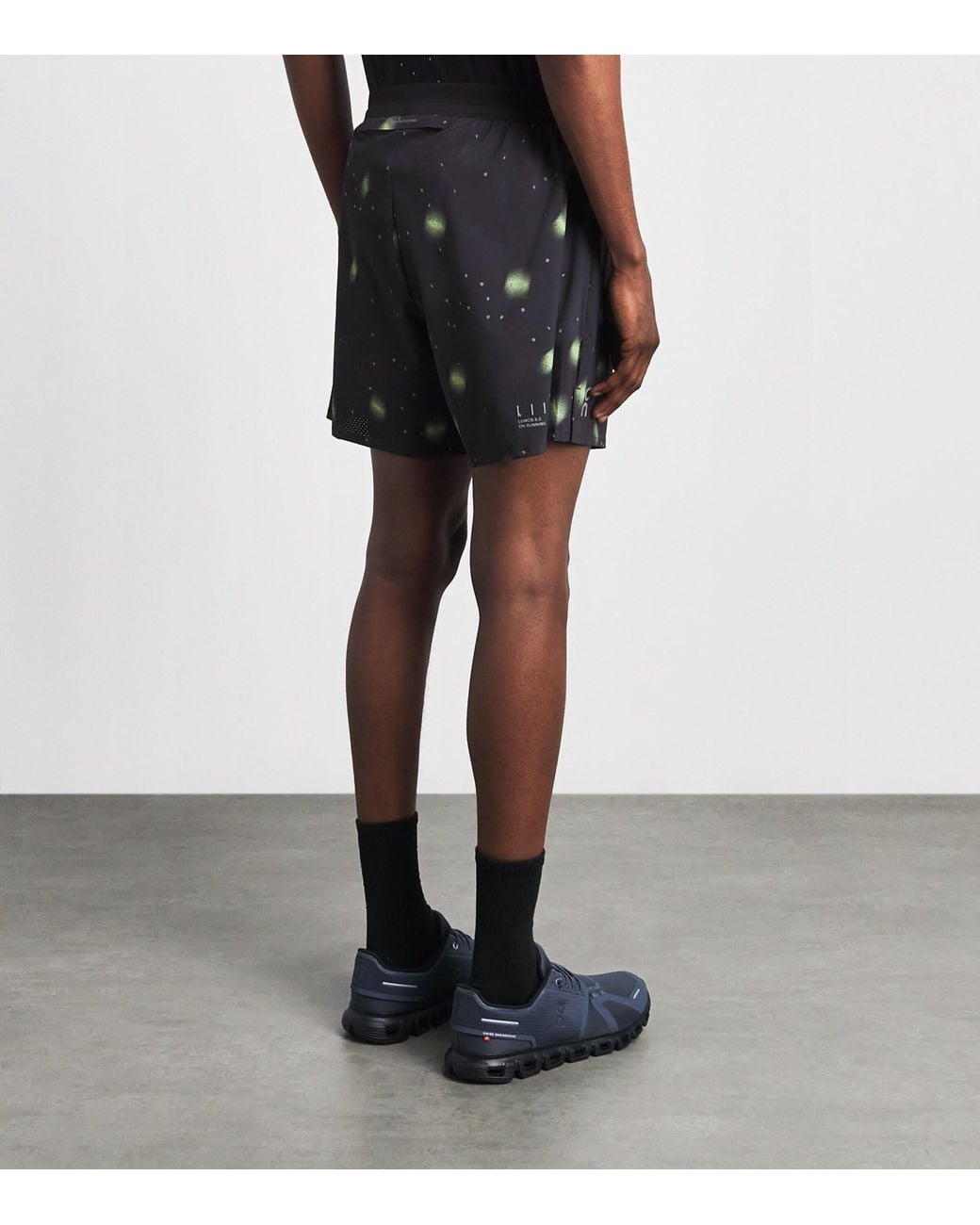 On Shoes Blue Reflective Lumos Performance Shorts for men