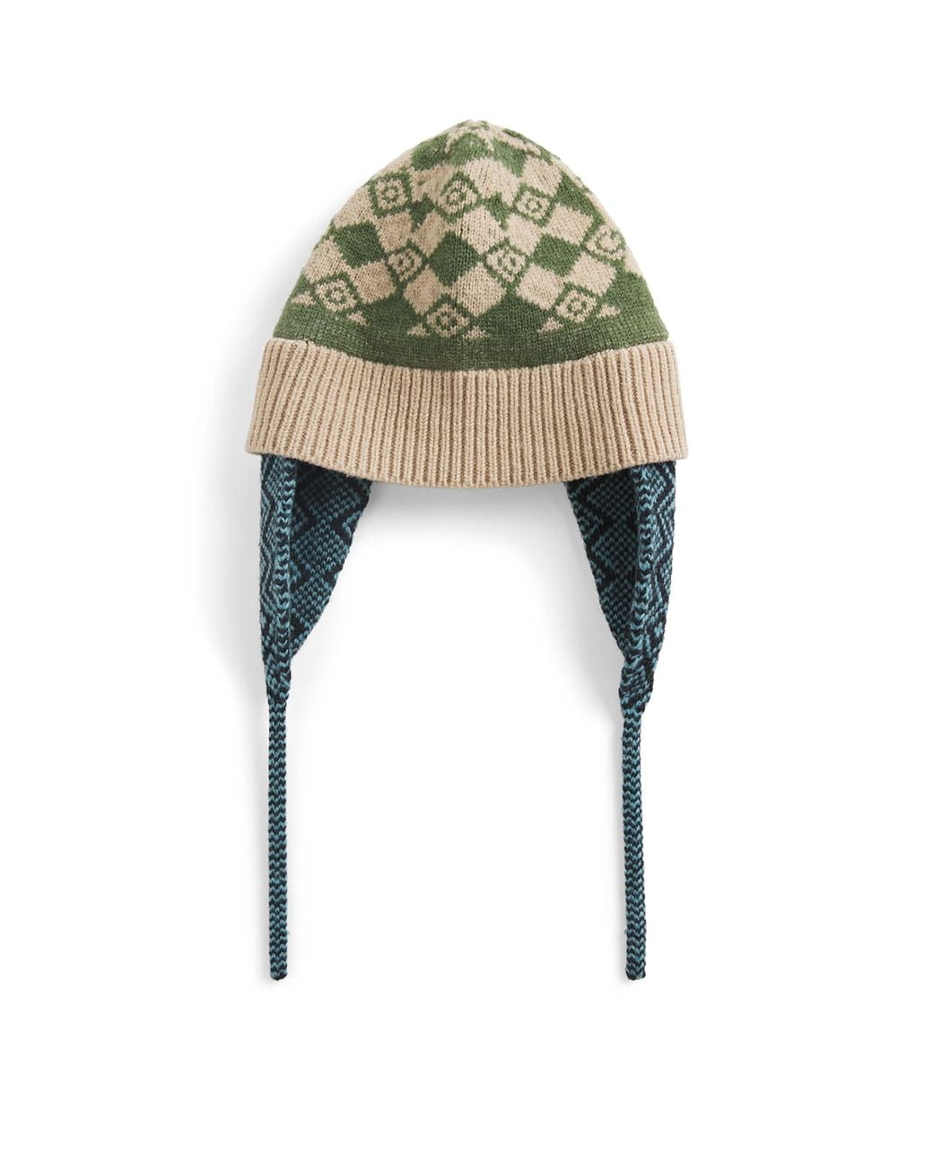 Dries Van Noten Metallic Wool Jacquard Hat for men